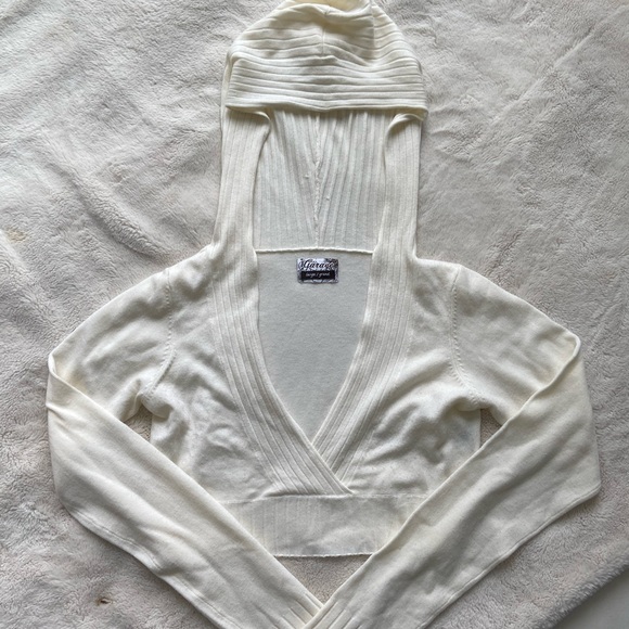 vintage garage cropped sweater - Picture 3 of 3